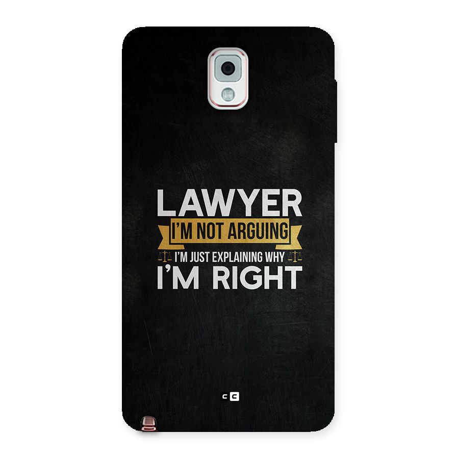 Lawyer Explains Back Case for Galaxy Note 3
