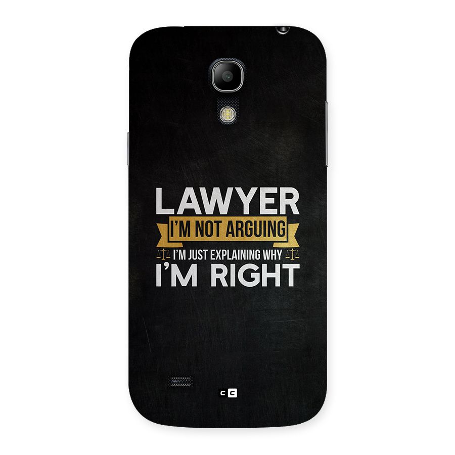 Lawyer Explains Back Case for Galaxy S4 Mini