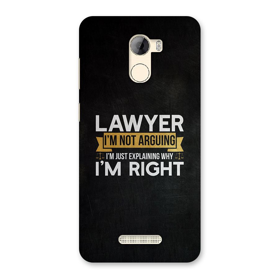 Lawyer Explains Back Case for Gionee A1 LIte