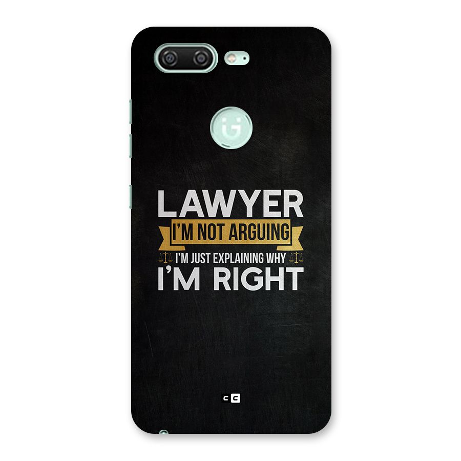 Lawyer Explains Back Case for Gionee S10