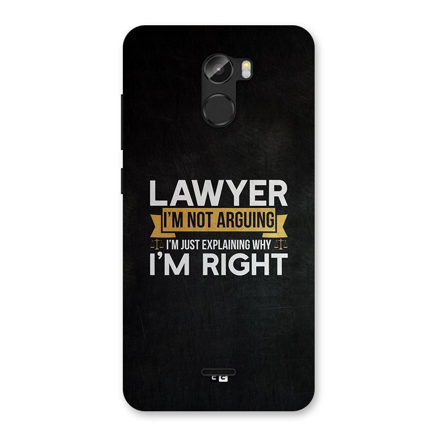 Lawyer Explains Back Case for Gionee X1