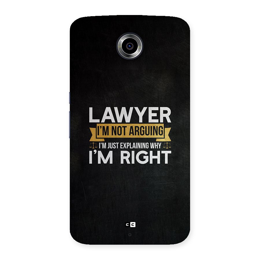 Lawyer Explains Back Case for Google Nexus 6