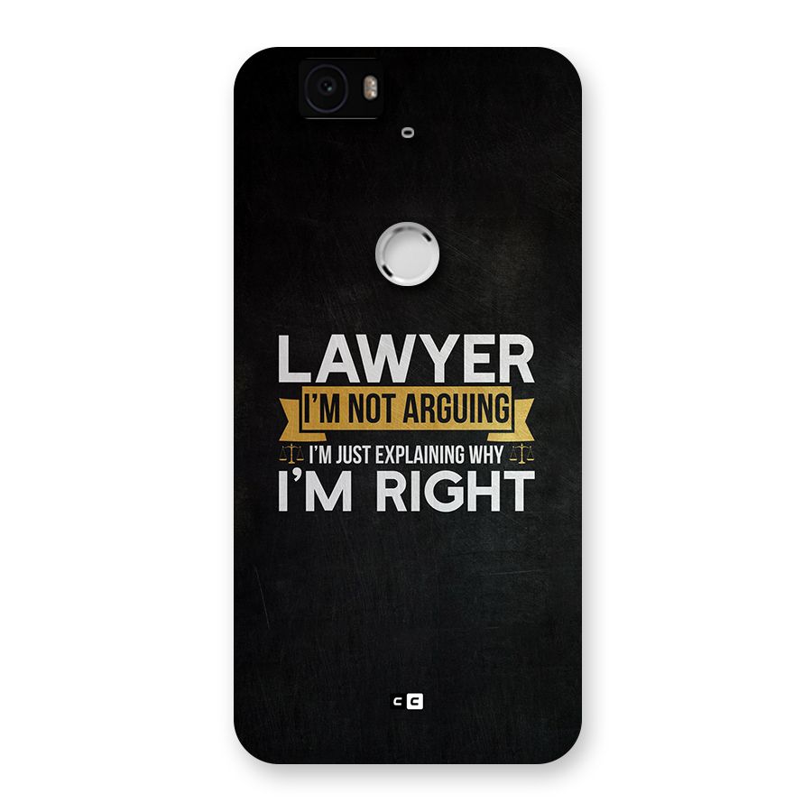 Lawyer Explains Back Case for Google Nexus 6P