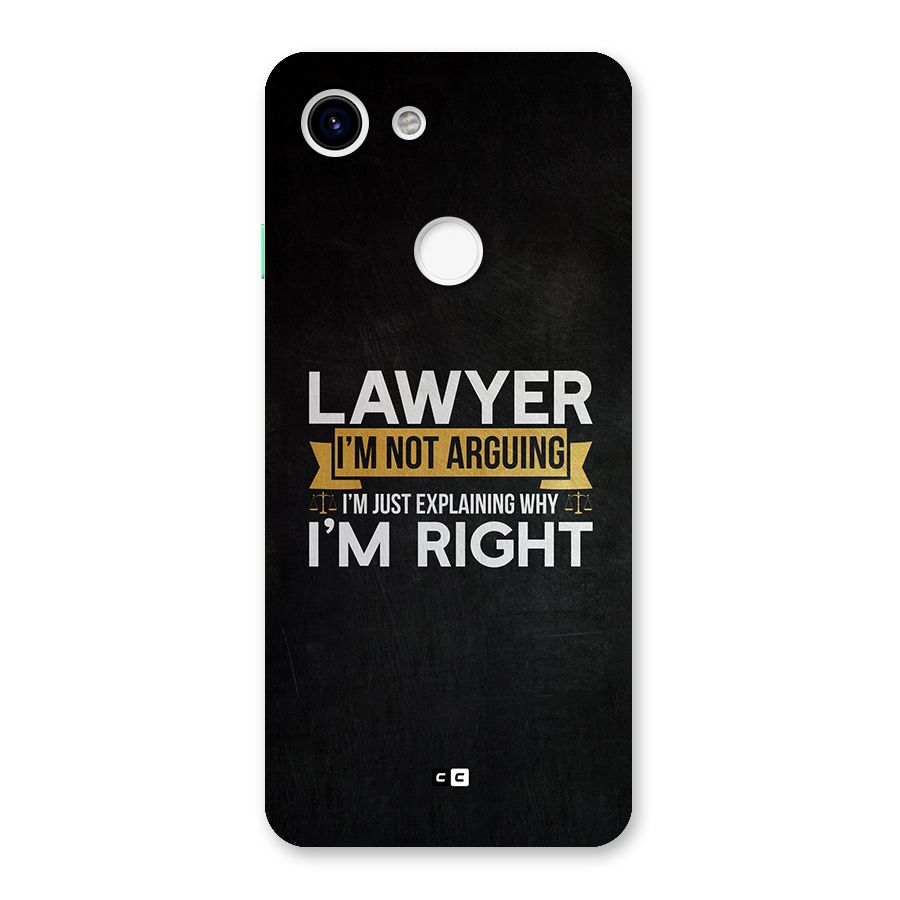Lawyer Explains Back Case for Google Pixel 3