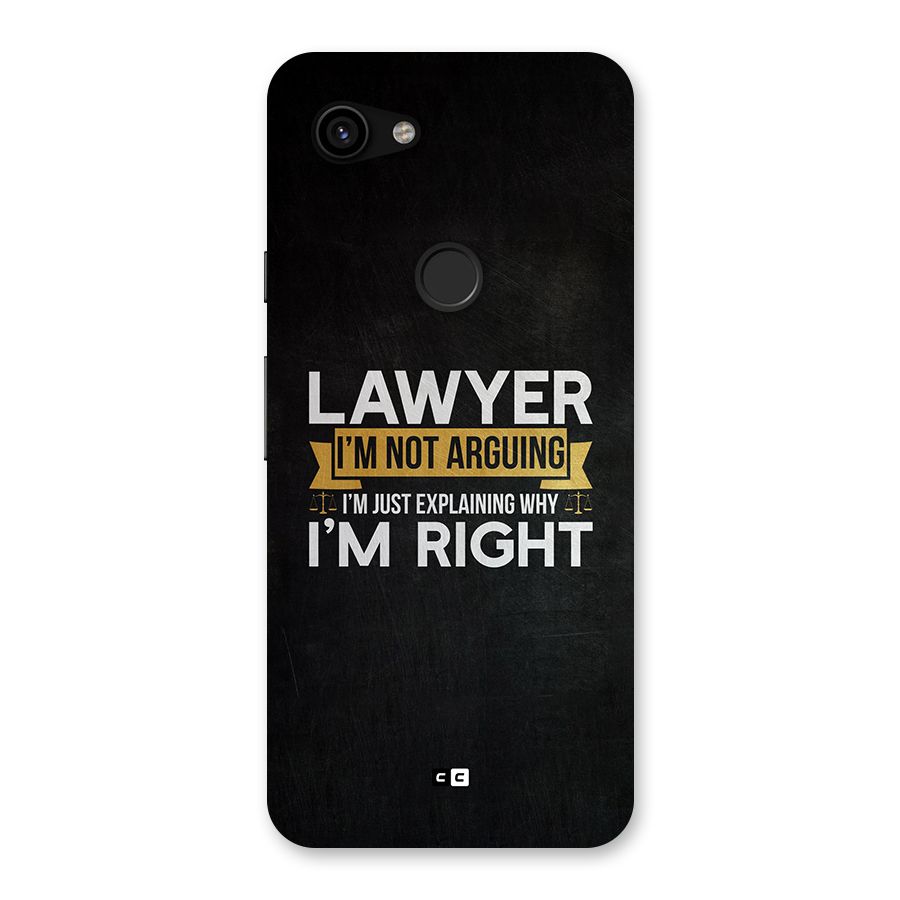 Lawyer Explains Back Case for Google Pixel 3a