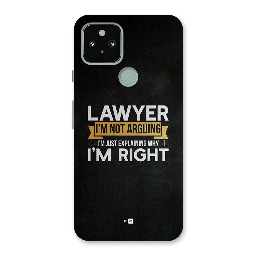 Lawyer Explains Back Case for Google Pixel 5