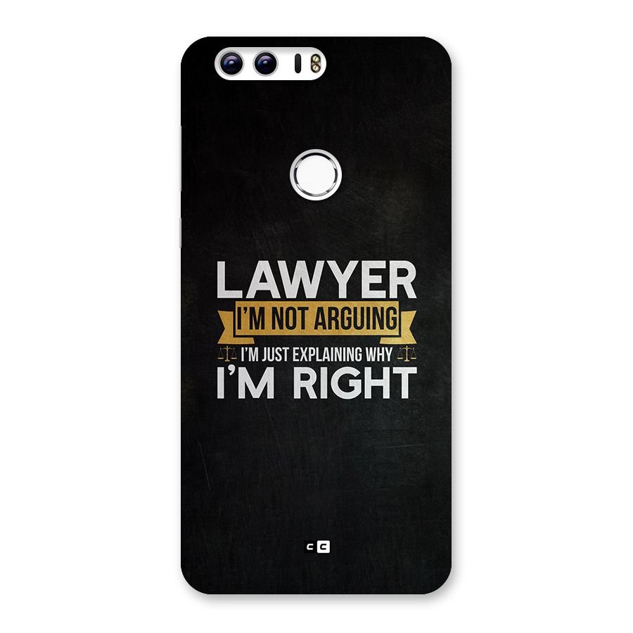 Lawyer Explains Back Case for Honor 8
