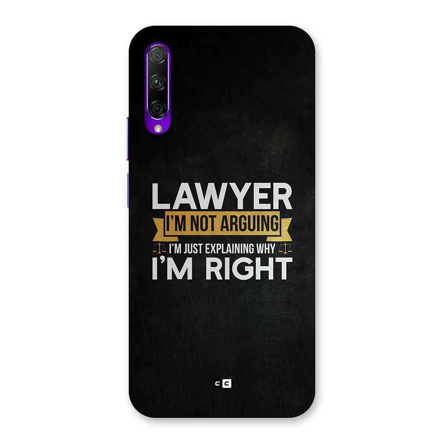 Lawyer Explains Back Case for Honor 9X Pro