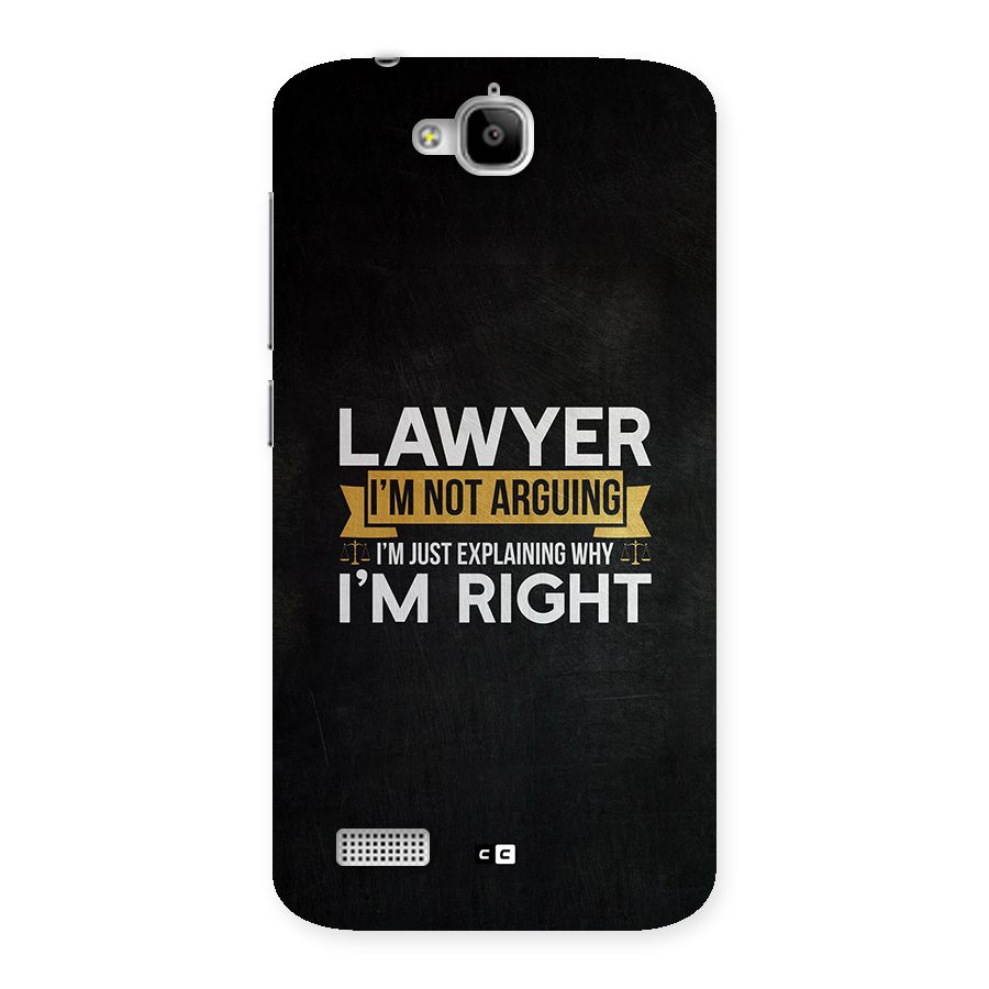 Lawyer Explains Back Case for Honor Holly