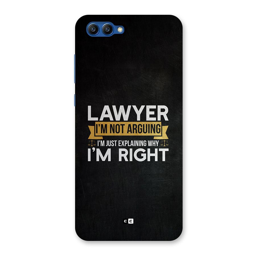 Lawyer Explains Back Case for Honor View 10