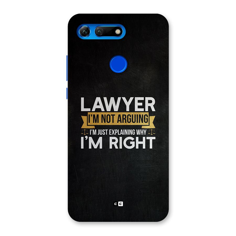 Lawyer Explains Back Case for Honor View 20