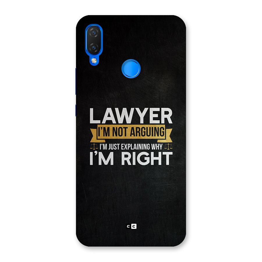 Lawyer Explains Back Case for Huawei P Smart Plus