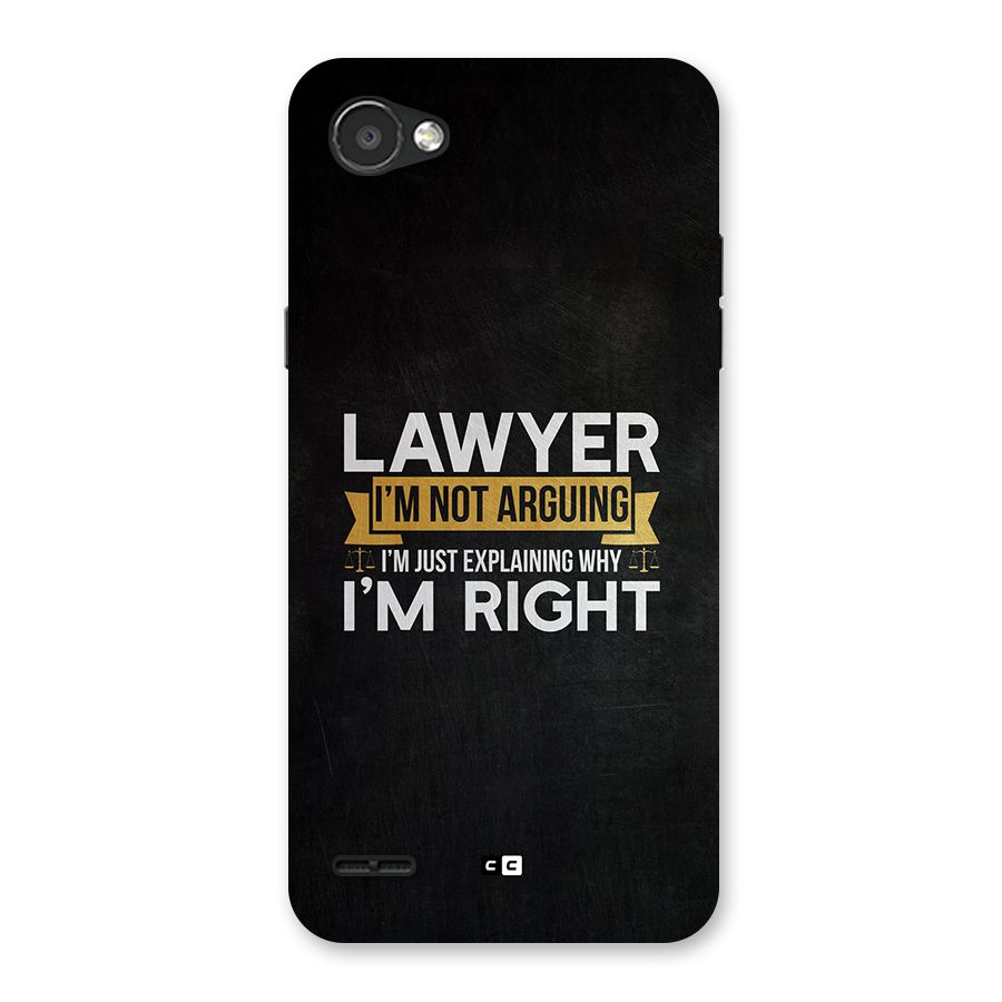 Lawyer Explains Back Case for LG Q6