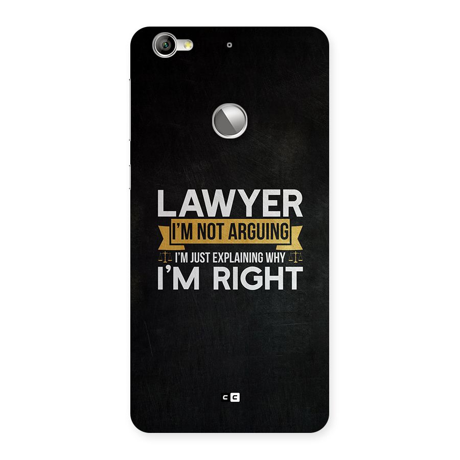 Lawyer Explains Back Case for Le 1S