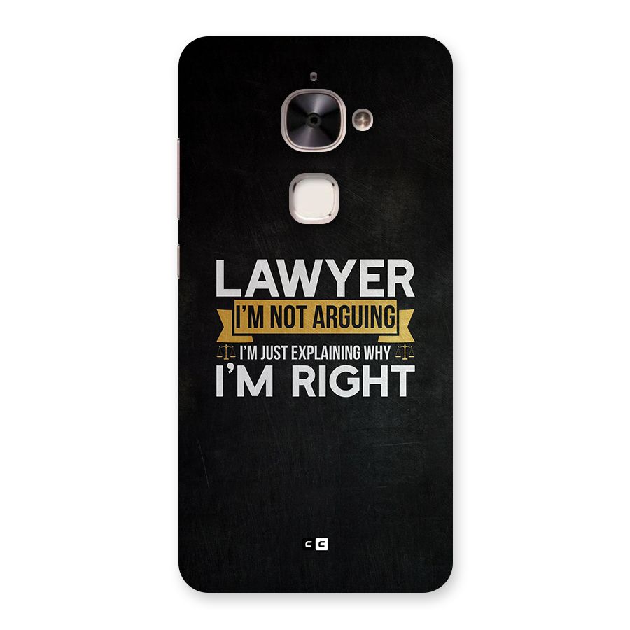 Lawyer Explains Back Case for Le 2