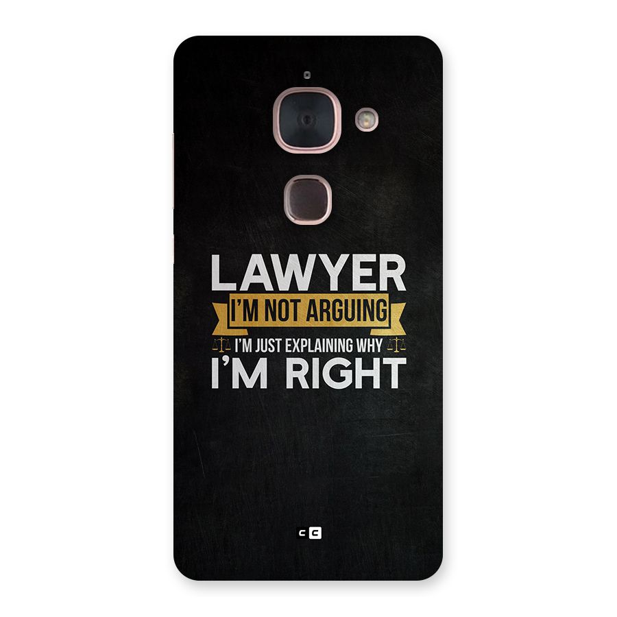 Lawyer Explains Back Case for Le Max 2