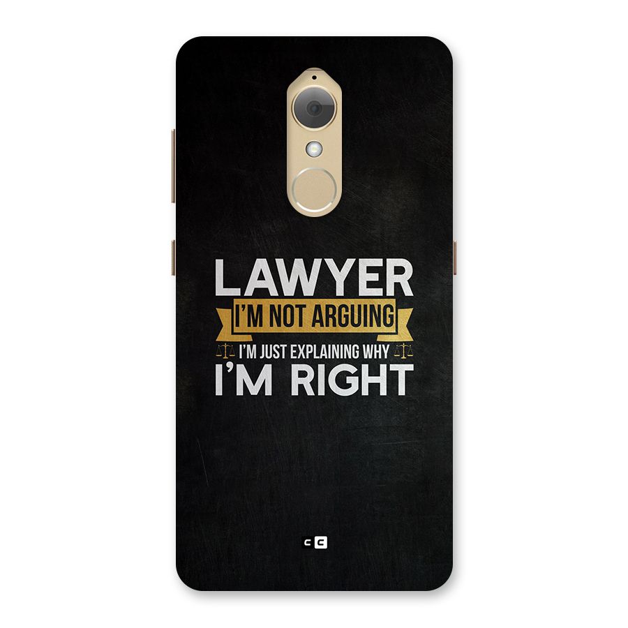 Lawyer Explains Back Case for Lenovo K8