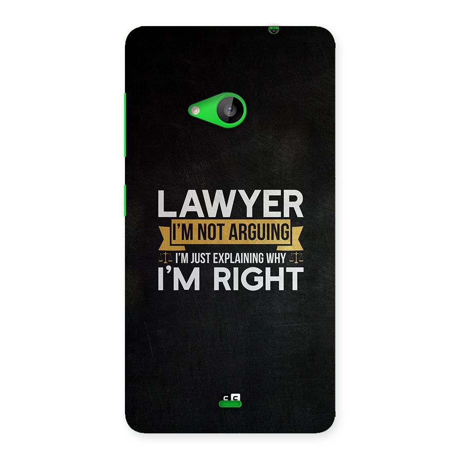 Lawyer Explains Back Case for Lumia 535