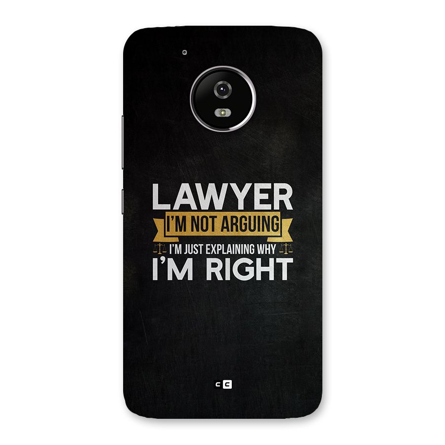 Lawyer Explains Back Case for Moto G5