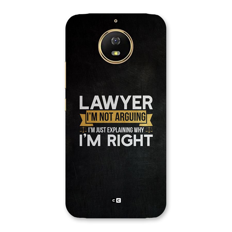 Lawyer Explains Back Case for Moto G5s