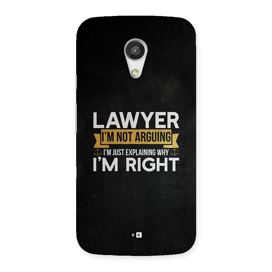 Lawyer Explains Back Case for Moto G 2nd Gen