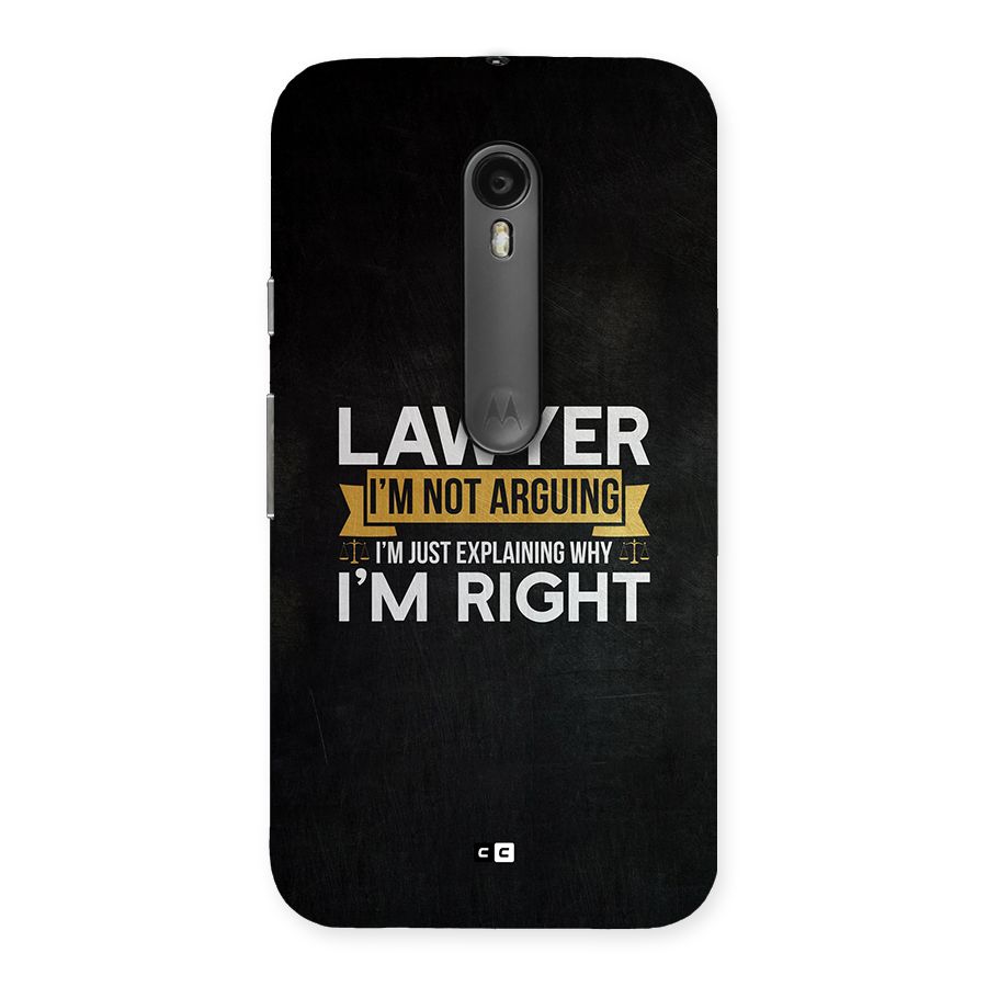 Lawyer Explains Back Case for Moto G Turbo