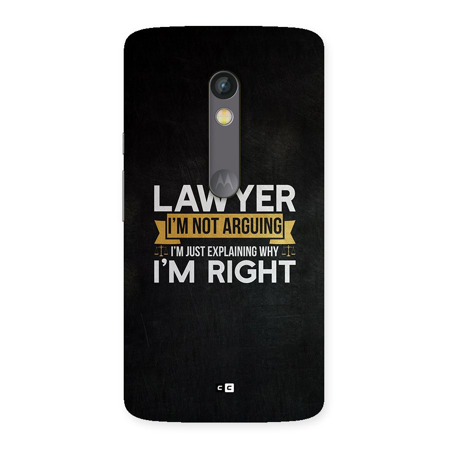Lawyer Explains Back Case for Moto X Play