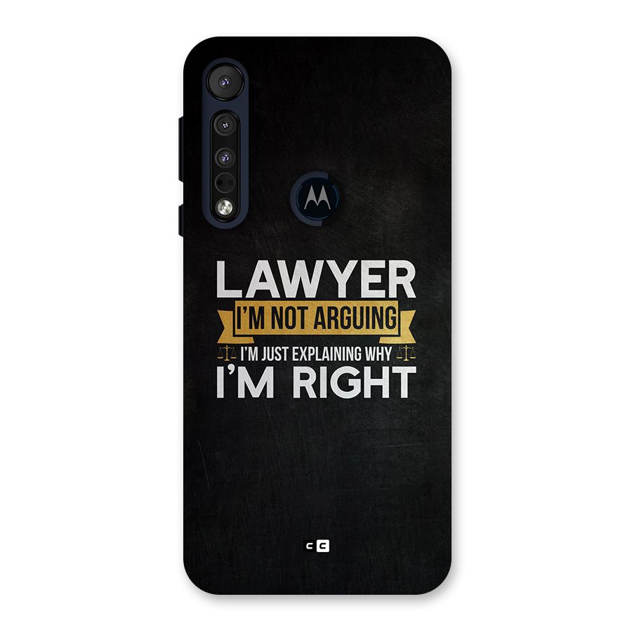 Lawyer Explains Back Case for Motorola One Macro