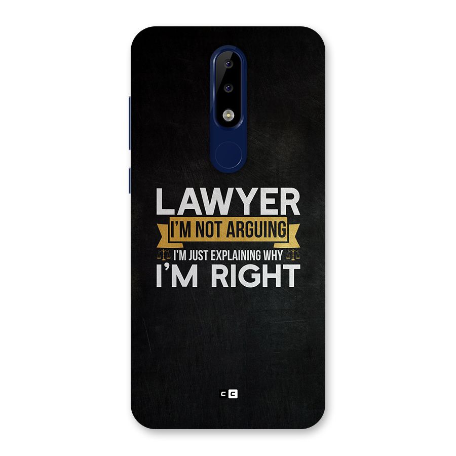 Lawyer Explains Back Case for Nokia 5.1 Plus