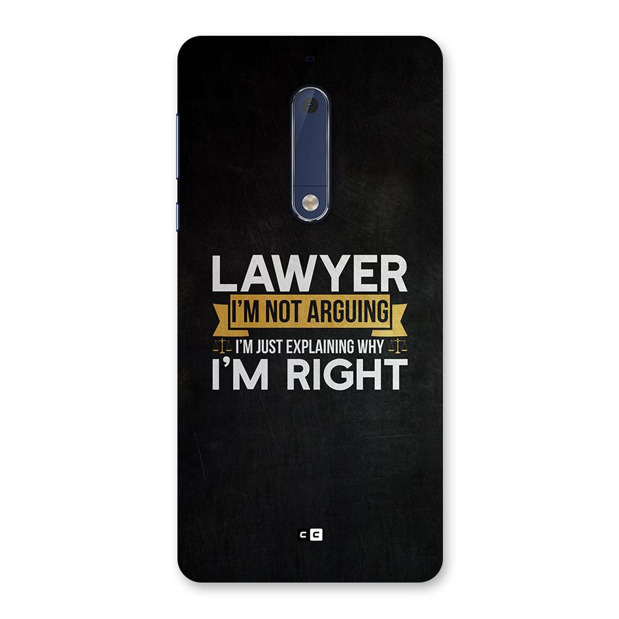Lawyer Explains Back Case for Nokia 5