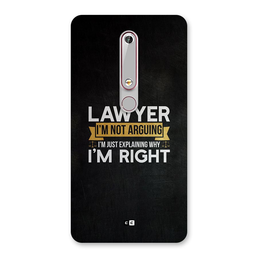 Lawyer Explains Back Case for Nokia 6.1
