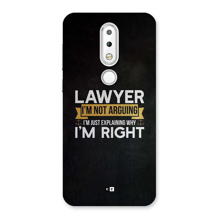Lawyer Explains Back Case for Nokia 6.1 Plus