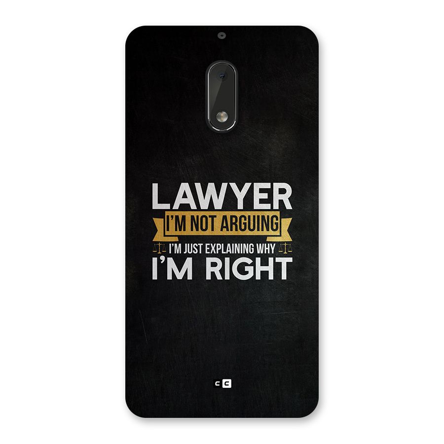 Lawyer Explains Back Case for Nokia 6