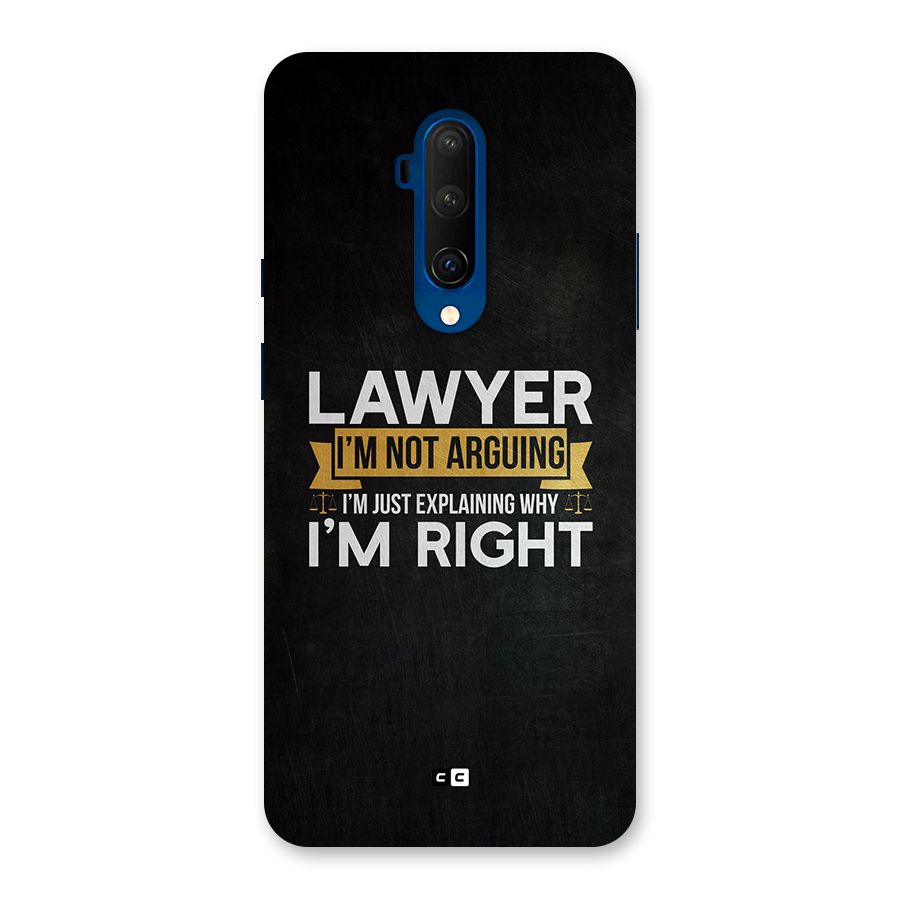Lawyer Explains Back Case for OnePlus 7T Pro