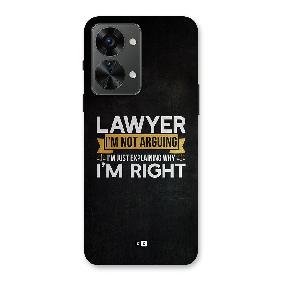 Lawyer Explains Back Case for OnePlus Nord 2T