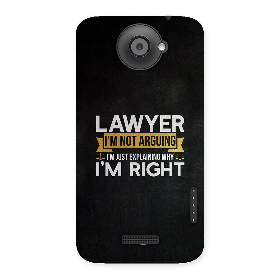 Lawyer Explains Back Case for One X