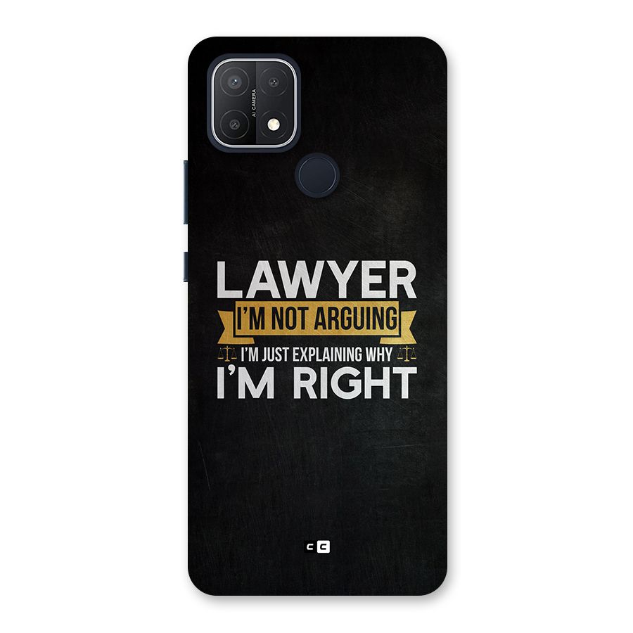 Lawyer Explains Back Case for Oppo A15