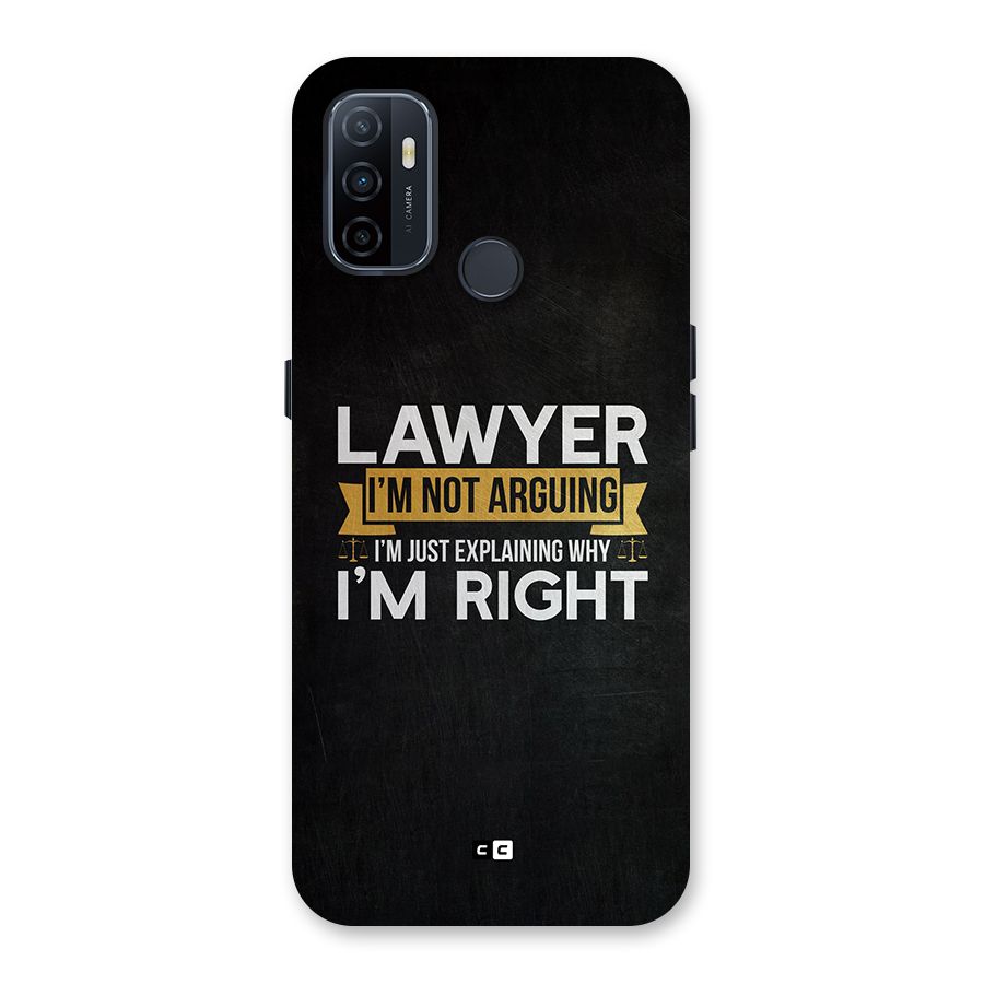 Lawyer Explains Back Case for Oppo A32