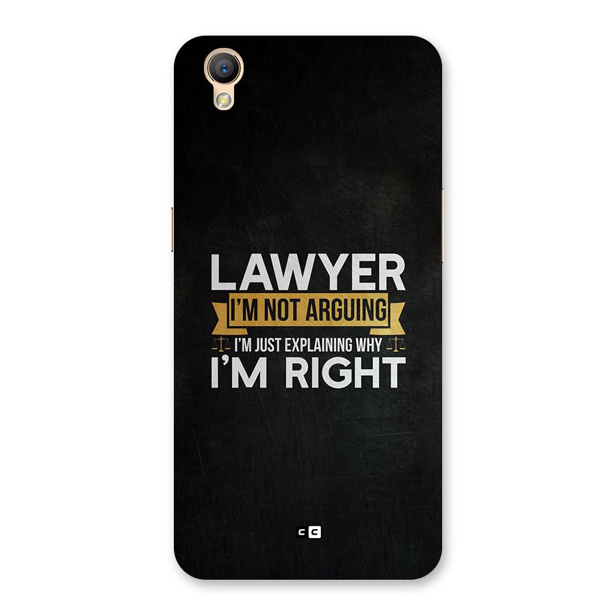 Lawyer Explains Back Case for Oppo A37