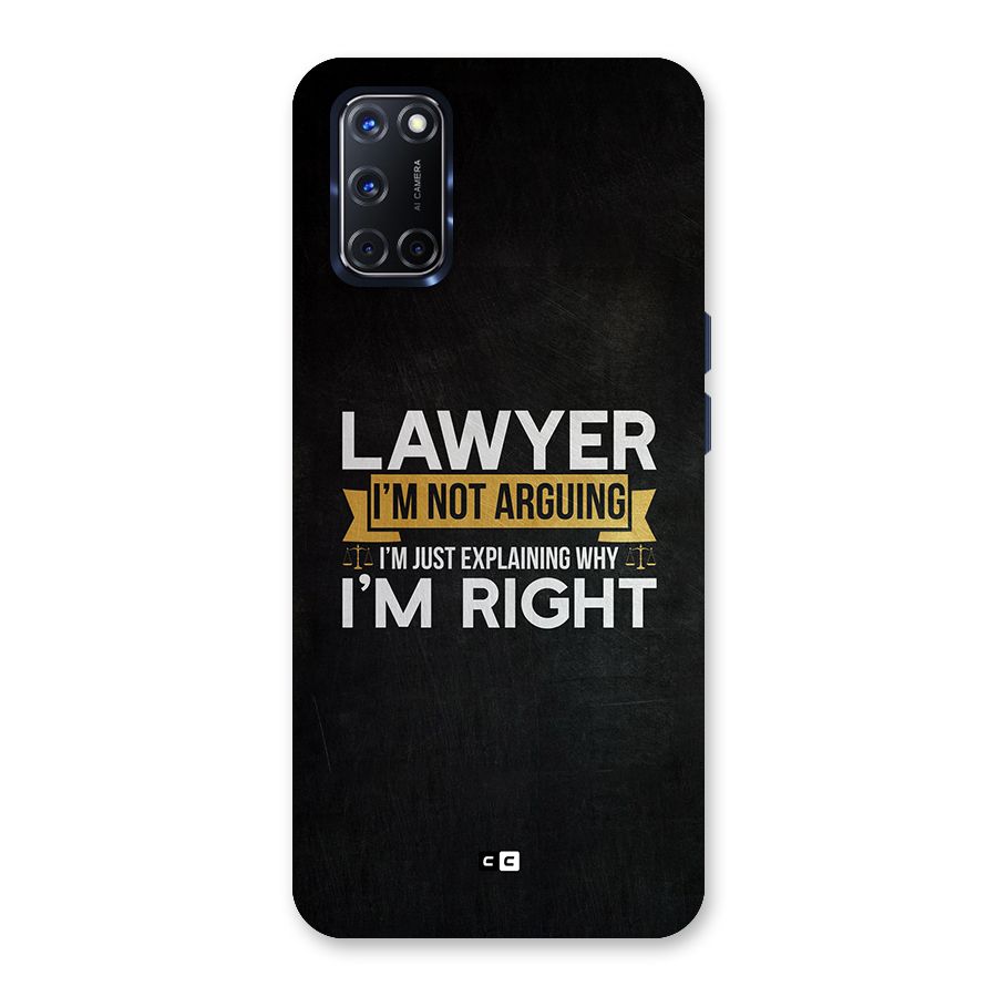Lawyer Explains Back Case for Oppo A52