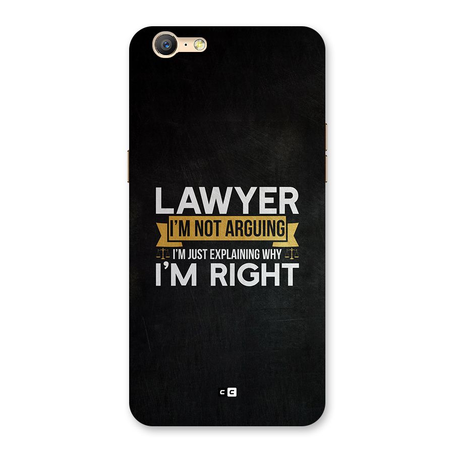 Lawyer Explains Back Case for Oppo A57