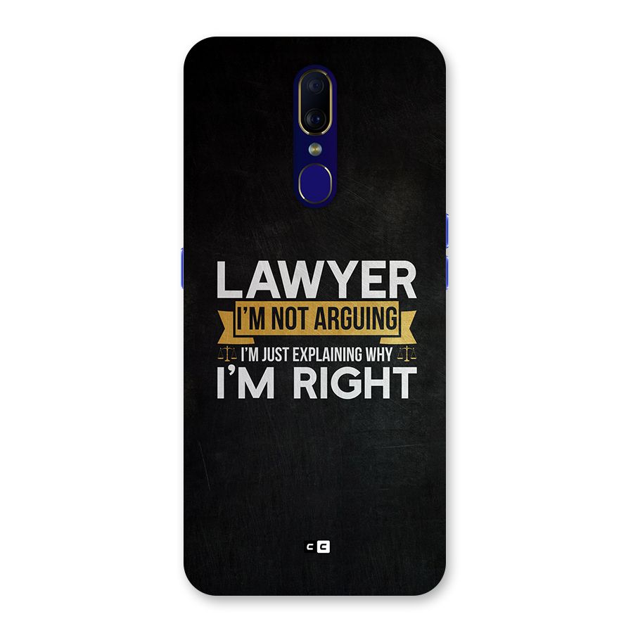 Lawyer Explains Back Case for Oppo A9