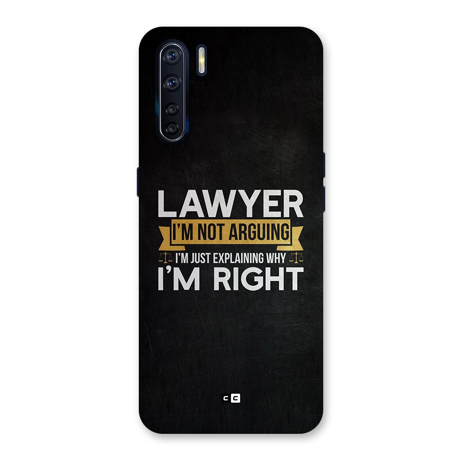 Lawyer Explains Back Case for Oppo F15