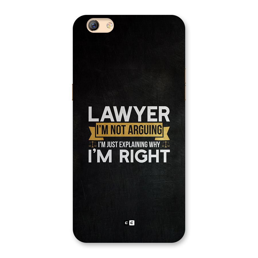 Lawyer Explains Back Case for Oppo F3 Plus
