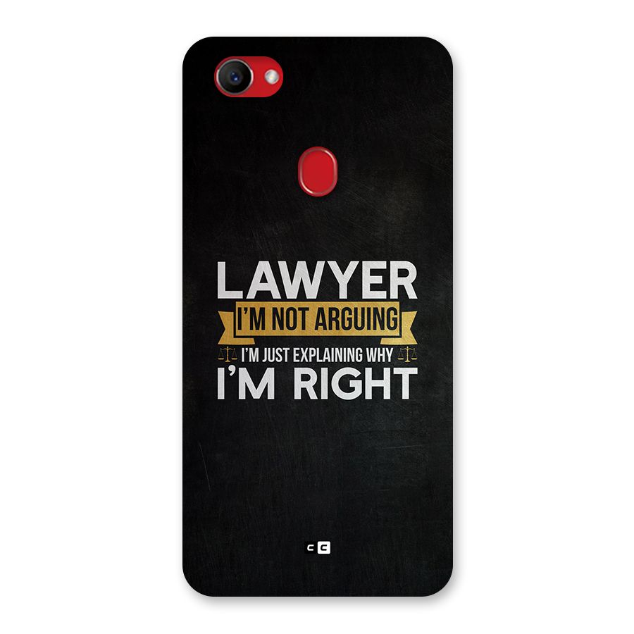 Lawyer Explains Back Case for Oppo F7