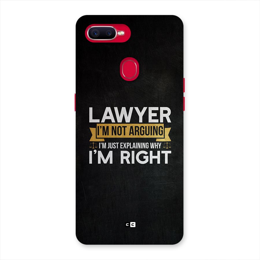 Lawyer Explains Back Case for Oppo F9 Pro