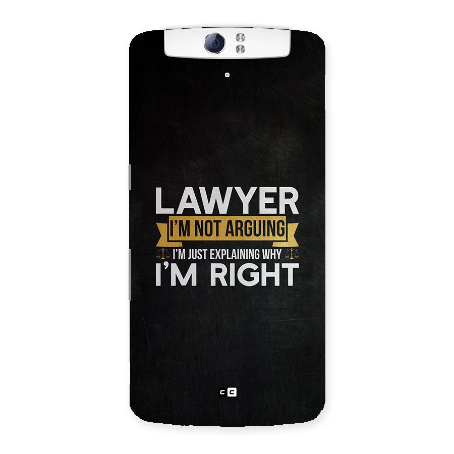 Lawyer Explains Back Case for Oppo N1