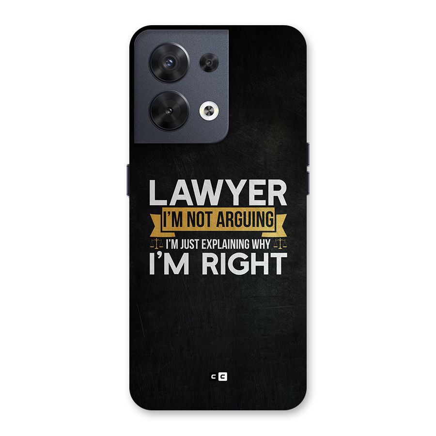 Lawyer Explains Back Case for Oppo Reno8 5G