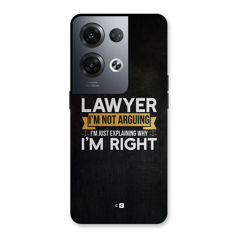 Lawyer Explains Back Case for Oppo Reno8 Pro 5G