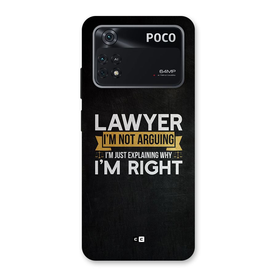 Lawyer Explains Back Case for Poco M4 Pro 4G